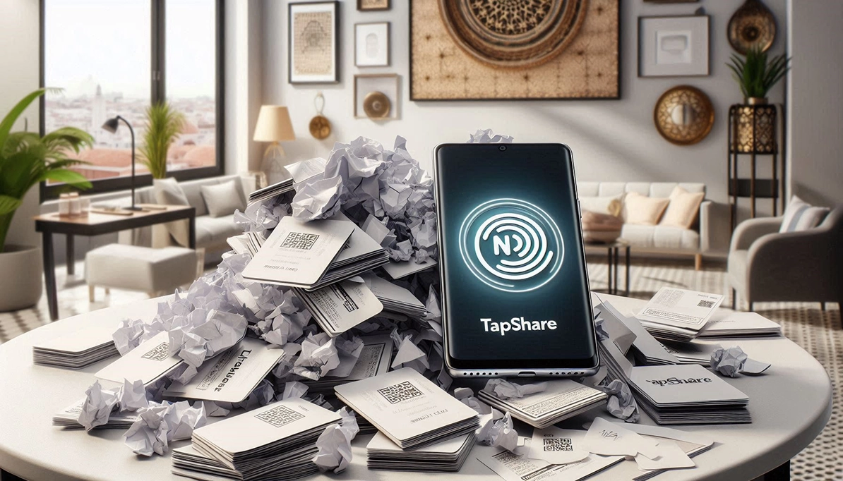 CARTE VISITE PAPIER VS TAPSHARE